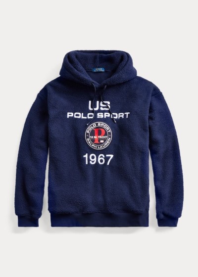 Polo Ralph Lauren Polo Sport Fleece Hættetrøje Herre Danmark (RPYOM7586)